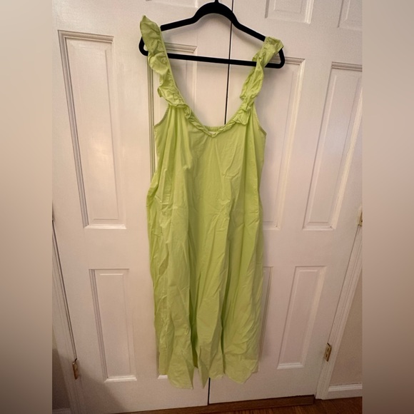 H&M Cruise Wear Ruffled Cotton Sun Dress - Picture 3 of 4